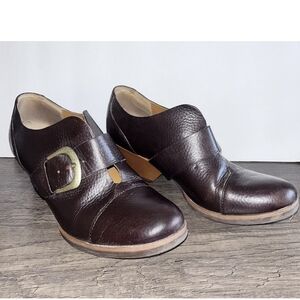Kork-Ease Dark Brown Leather Loafers